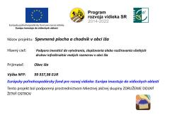 spevnena plocha